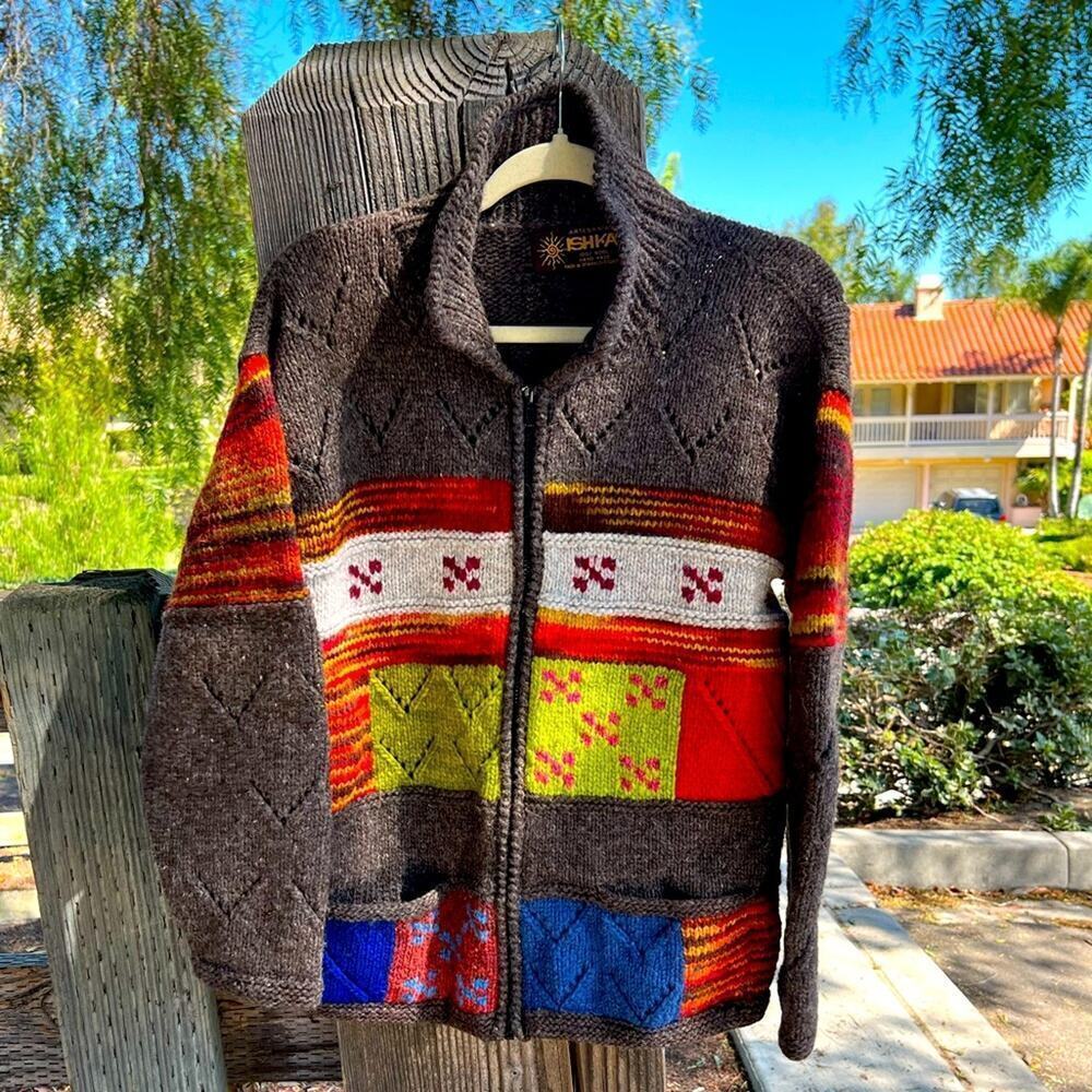 Ishka artesanias wool jacket medium
